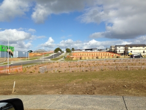 July 2014 - Houses being constructed